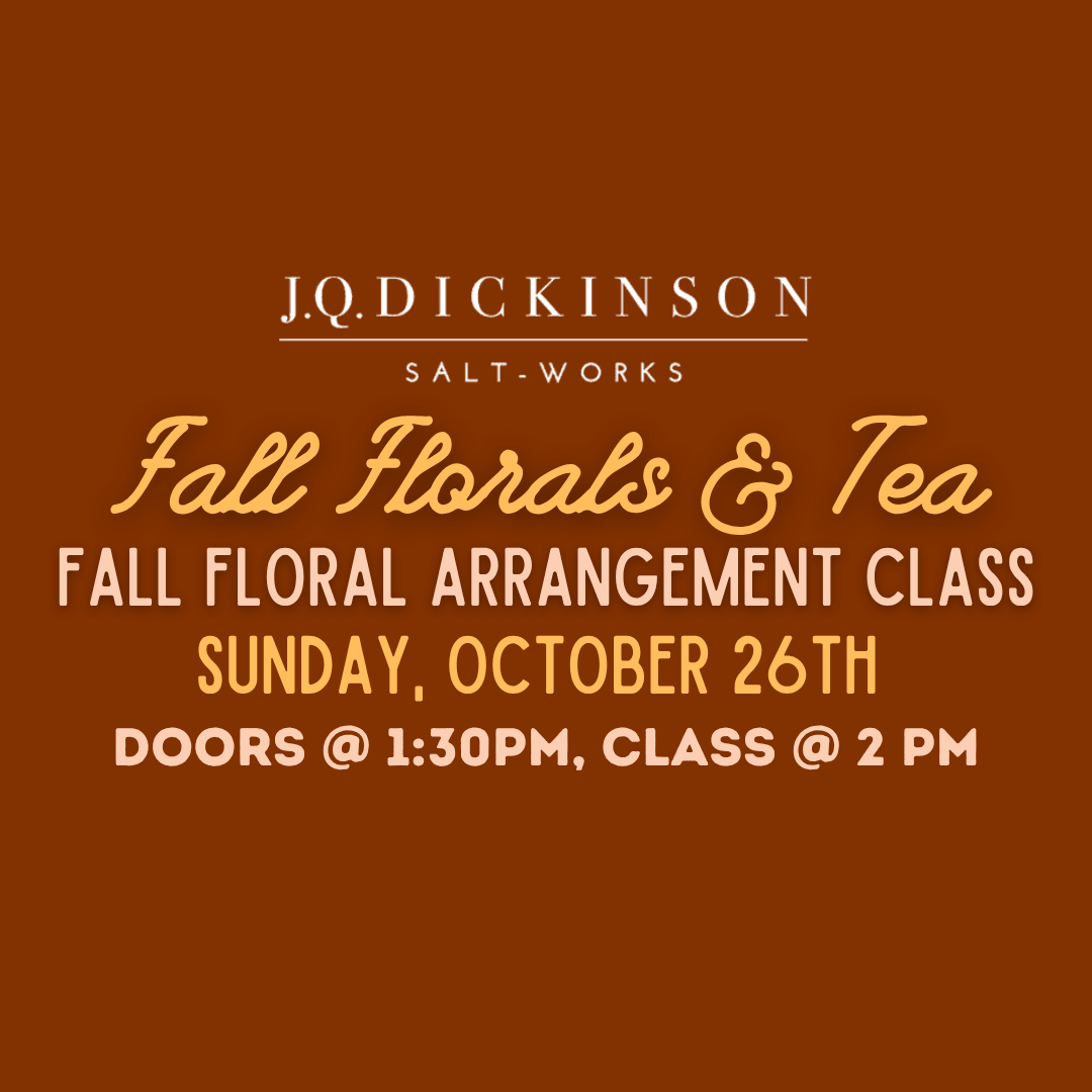 Fall Florals & Tea Floral Arrangement Class