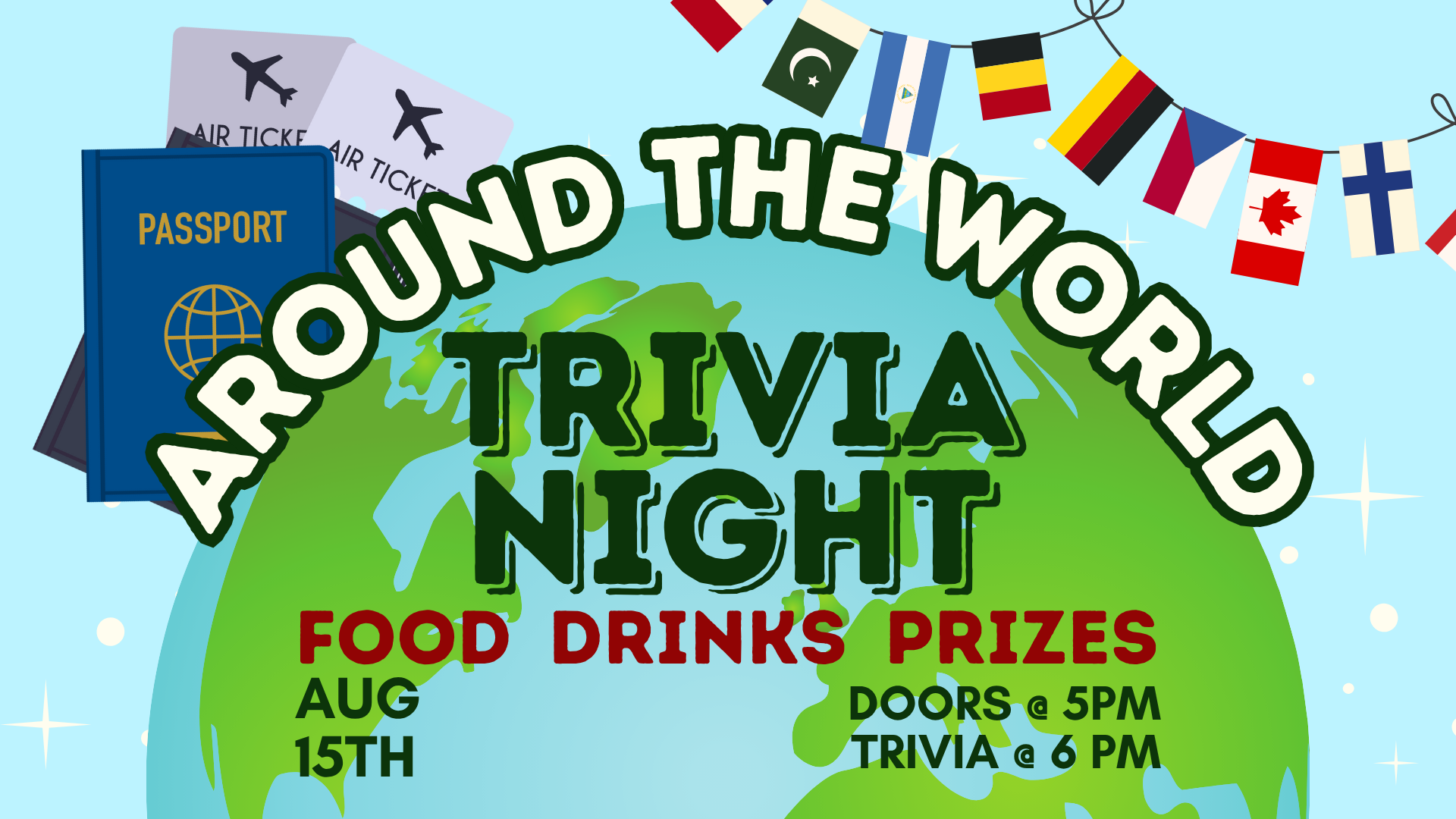 TRIVIA NIGHT: Around the World!