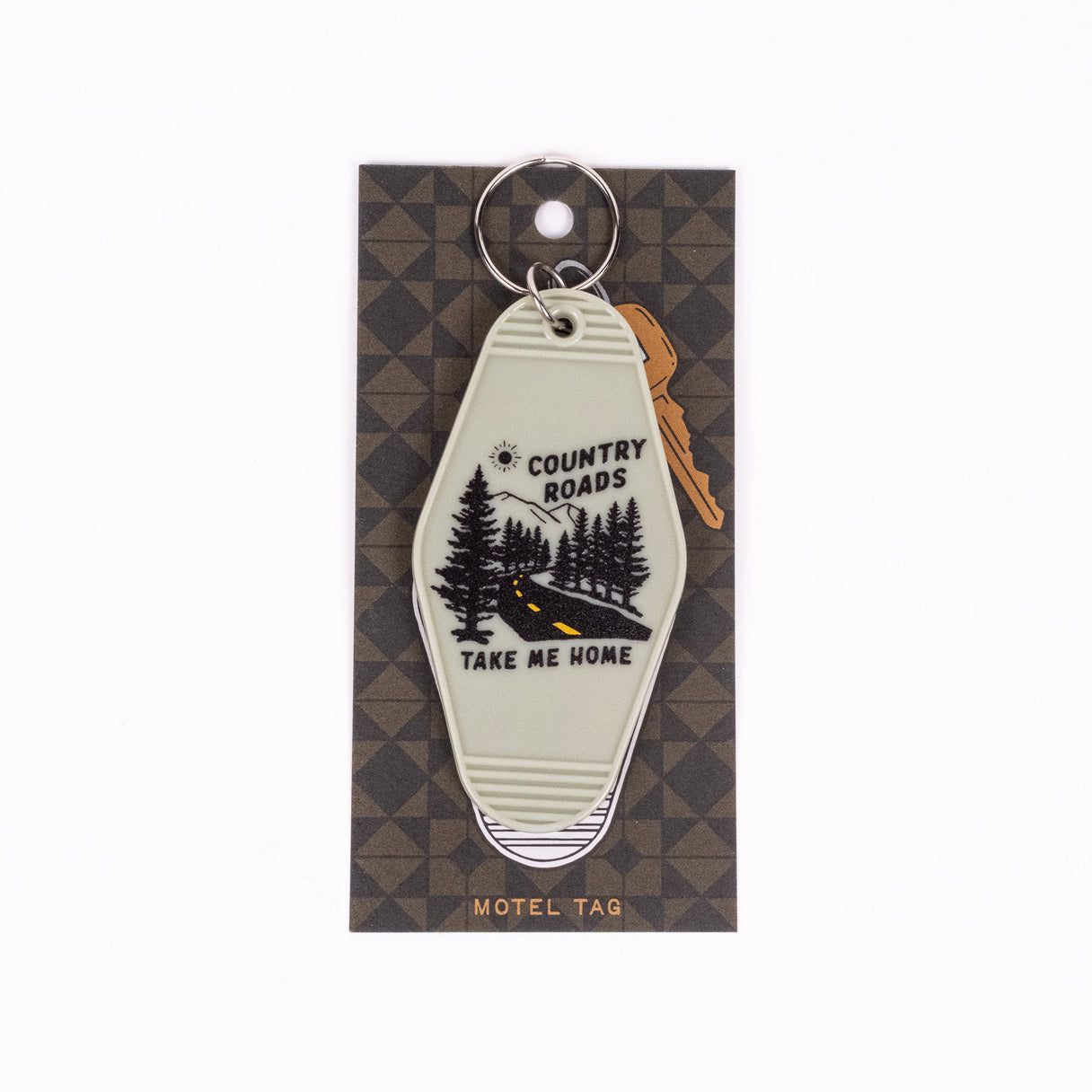 Motel Tag Keychain