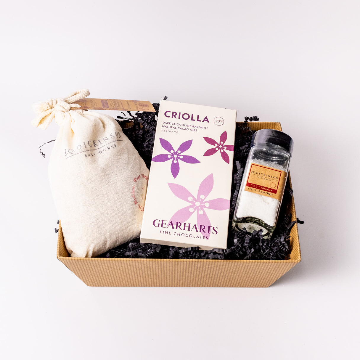 Popcorn, Popcorn Salt, & Chocolate Gift Set