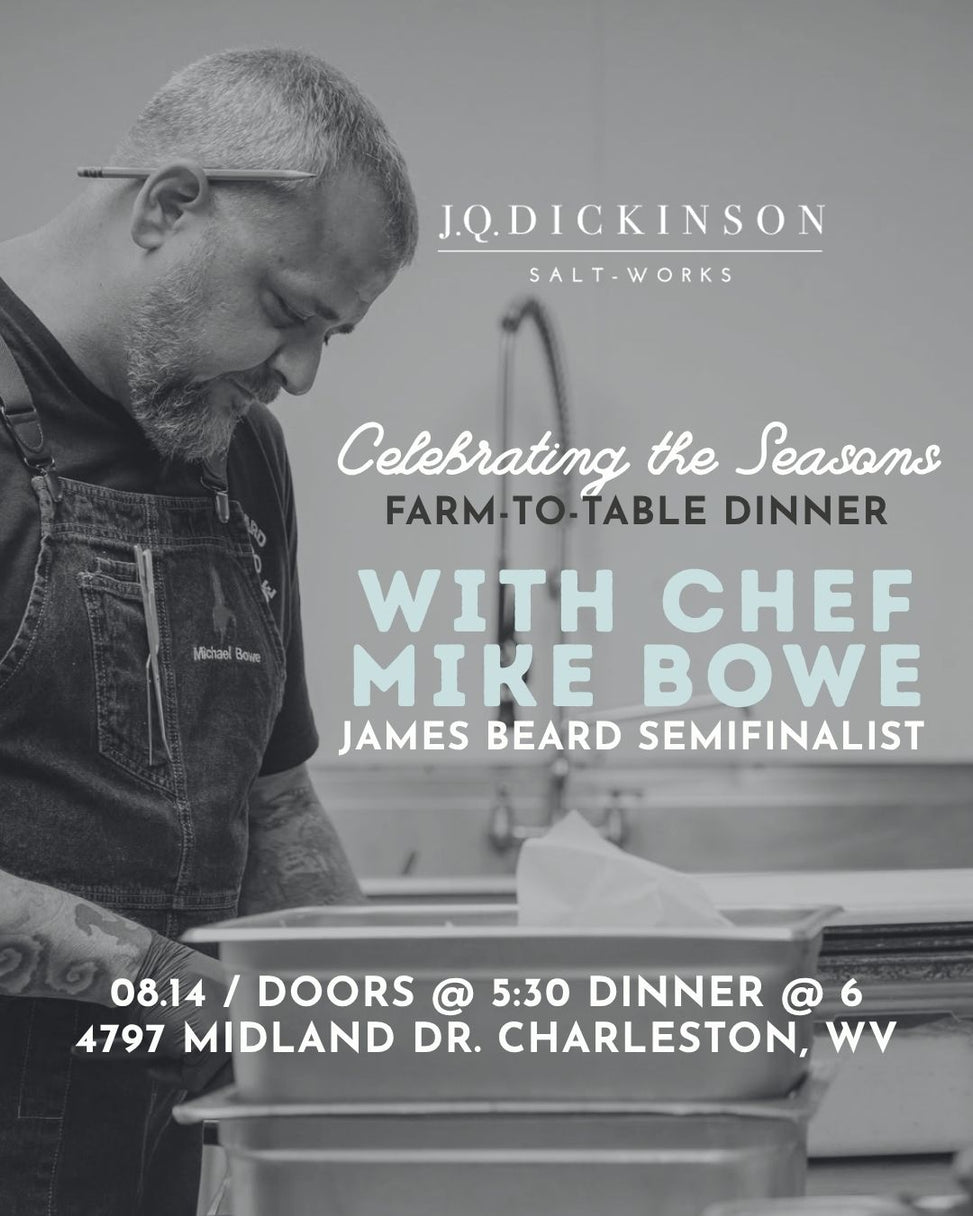 Celebrating the Seasons Farm to Table Dinner with Chef Mike Bowe