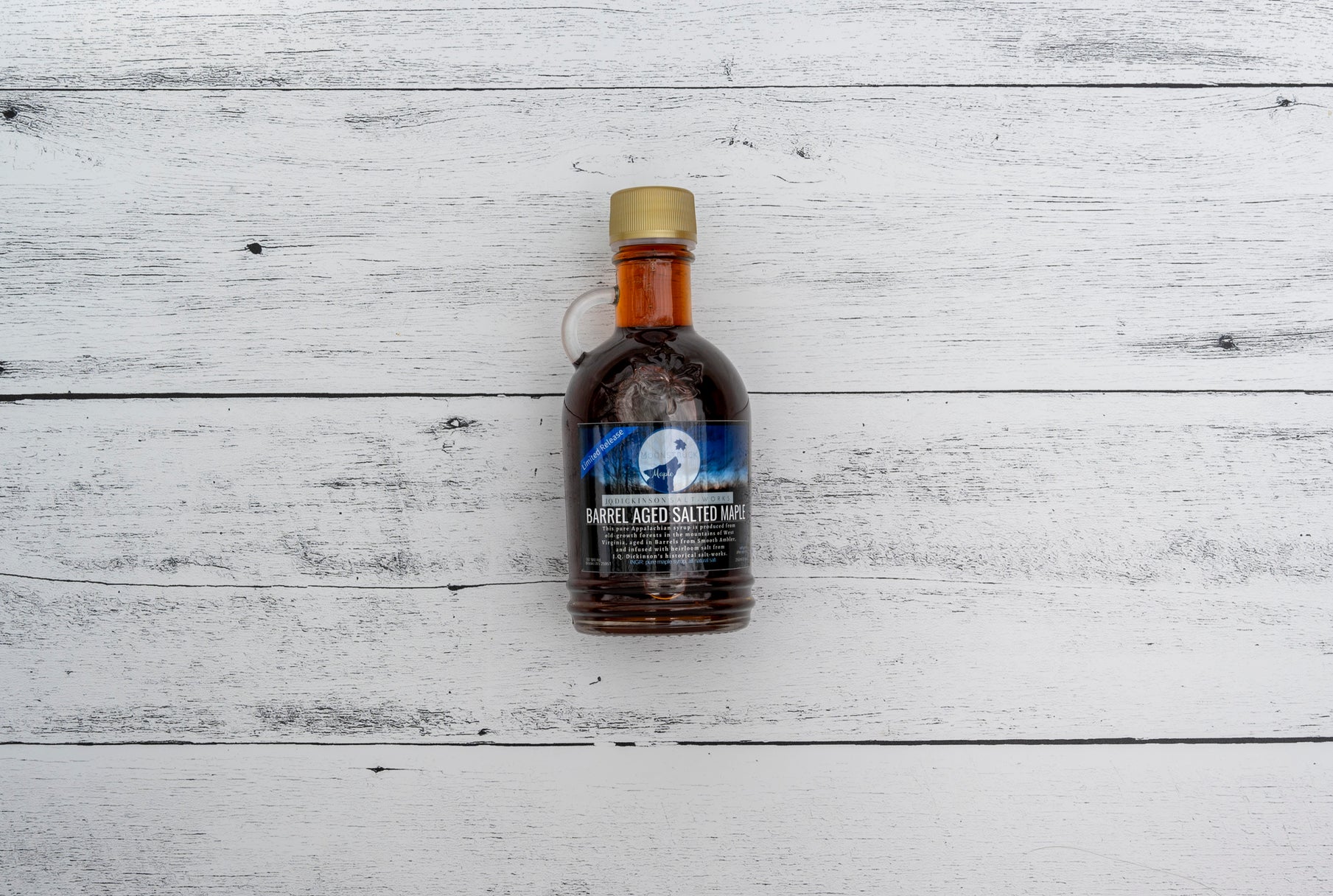 Bourbon Barrel Aged Salted Maple Syrup